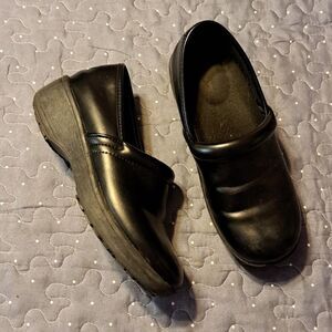 Safe T step black clog shoes size 6.5